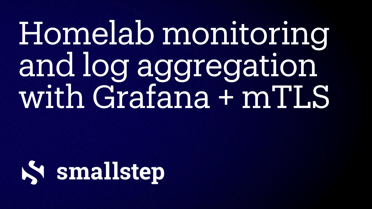 Grafana for homelab monitoring—with mTLS!